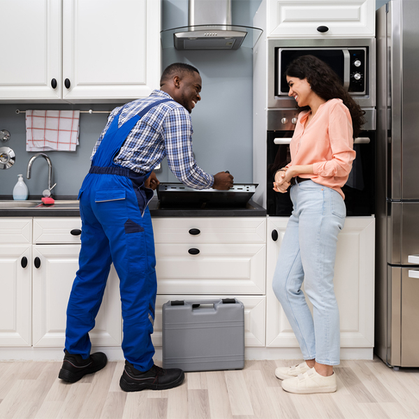 what kind of warranty do you offer on your cooktop repair services in Iowa County Iowa